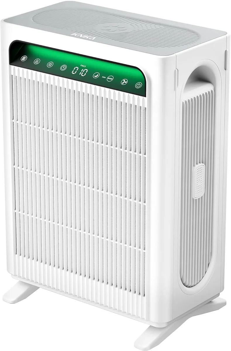 KNKA Air Purifier for Home APH4000 HEPA 1695 sq ft AQI Display White New